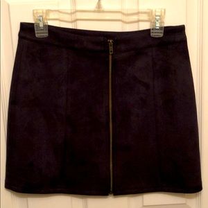 Hyfve Faux Suede Skirt